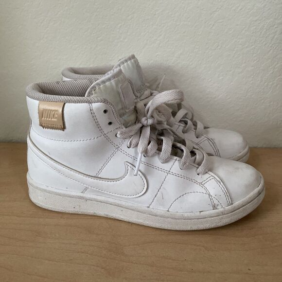 Nike Shoes - Nike Court Royale 2 Mid Womens SIZE 6 White Athletic Shoes Sneakers CT1725-100
